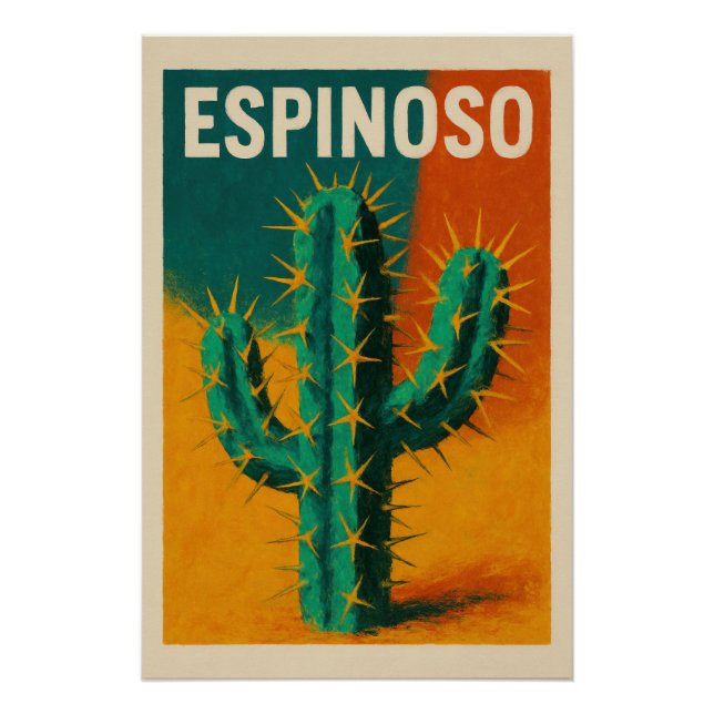 ESPINOSO - The cactus that shouts its character Poster (Front)