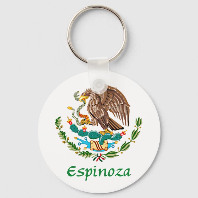 Espinoza Mexican National Seal Keychain (Front)