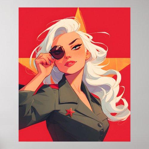 Espionage in Anime Communist Spy Poster