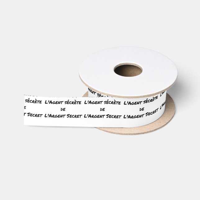 ESPIONAGE: THE AGENT SECRETES SECRET MONEY SATIN RIBBON (Spool)