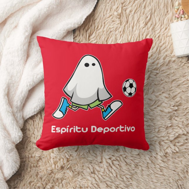 Espiritu Deportivo  Throw Pillow (Blanket)