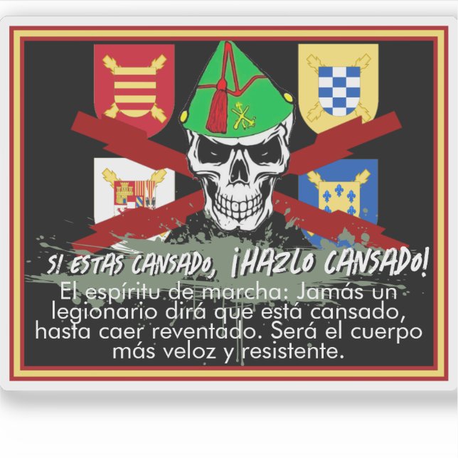 ESPIRITU LEGIONARIO STICKER (Front)