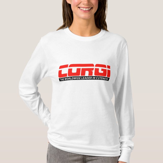 ESPN Corgi Ladies Hoodie T-Shirt (Front)