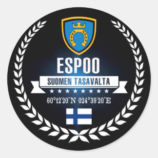 Espoo Classic Round Sticker