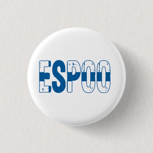 Espoo Finland Button (Front)