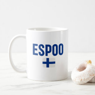ESPOO Finland Flag Coffee Mug