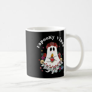 Espooky Vibes Maestra Halloween Spanish Mexican Te Coffee Mug