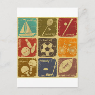 Esportes Postcard