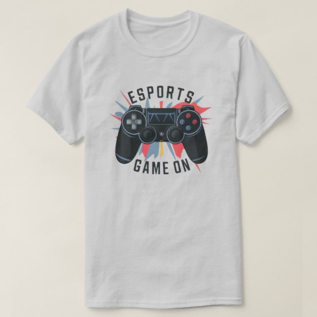 Esports Gamer T-Shirt (Design Front)