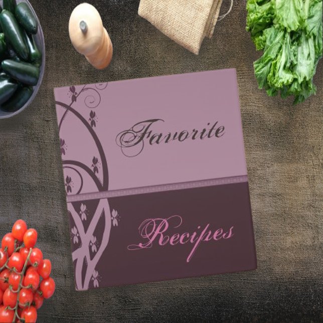 Espresso and Sangria Recipe Book Binder (Espresso and Sangria Recipe Book Binder)