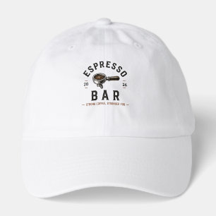 ☕ Espresso Bar Coffee Shop Staff Logo ☕ Hat