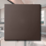 Espresso Brown Solid Color | Classic Elegant Ceramic Tile<br><div class="desc">Espresso Brown Solid Color | Classic | Elegant | Trendy | Stylish | Gift</div>