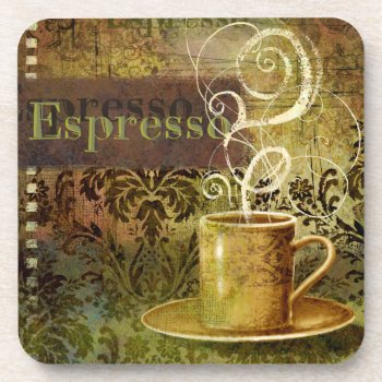 Espresso Coaster by AuraEditions at Zazzle
