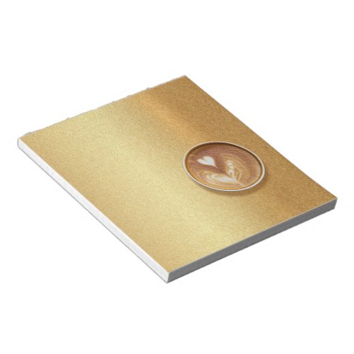 Espresso Coffee Cup Elegant Modern Trendy Cool Notepad