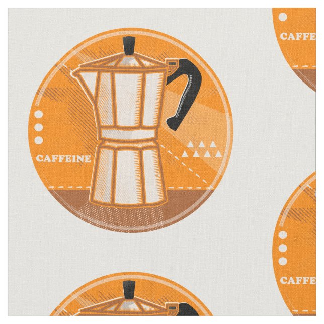 Espresso coffee maker fabric (Close Up)