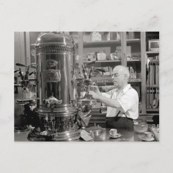 Espresso Coffee Shop  1942 Postcard by HistoryPhoto at Zazzle