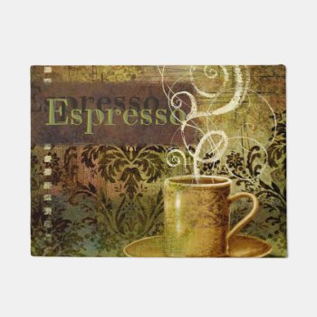 Espresso Doormat by AuraEditions at Zazzle