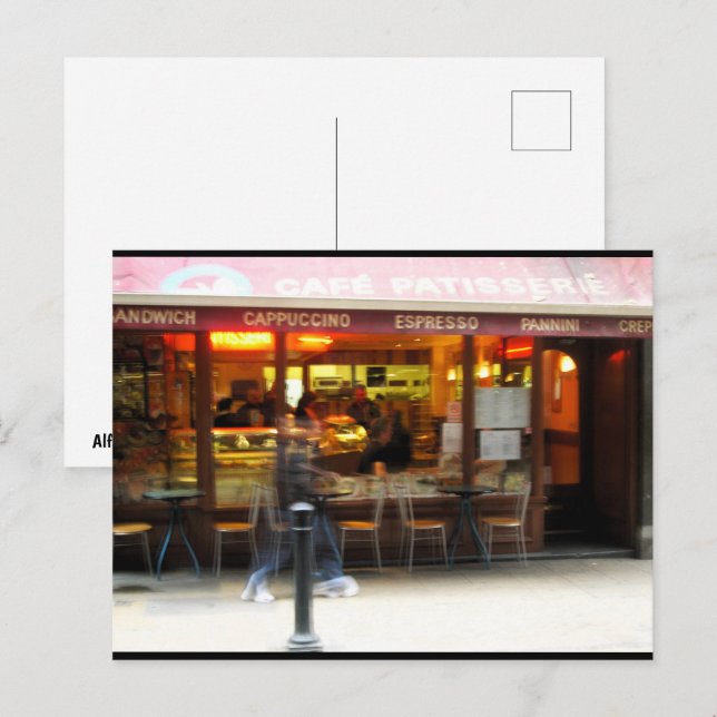 Espresso in Motion Postcard (Front/Back)