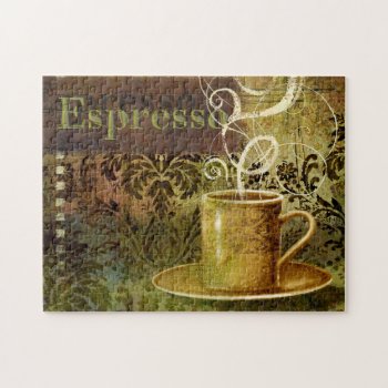 Espresso Jigsaw Puzzle by AuraEditions at Zazzle