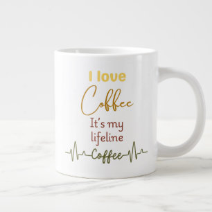 Espresso Lifeline Funny gift mug for Caffeine Fans