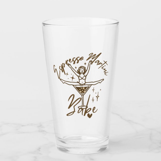 Espresso Martini Babe  Glass (Front)