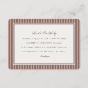Espresso Martini Baby Brewing Books For Baby Showe Enclosure Card