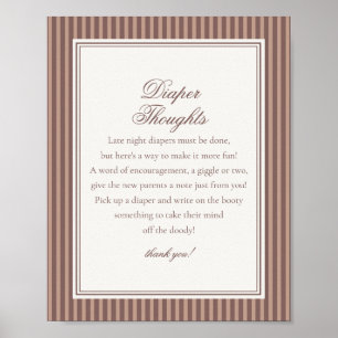 Espresso Martini Baby Brewing Diaper Thoughts Poster
