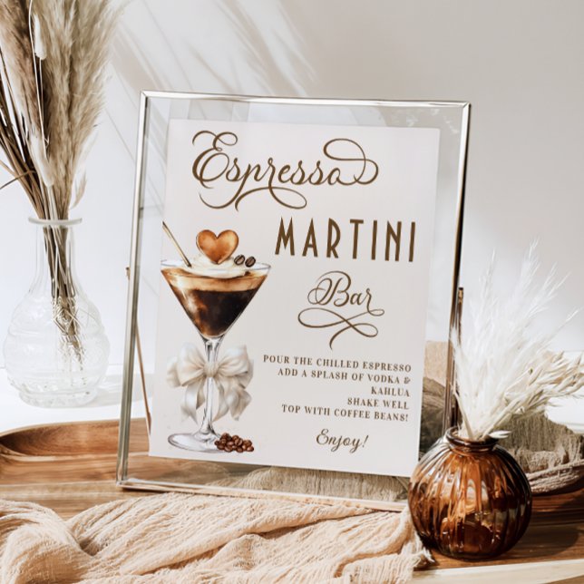 Espresso Martini Bar Poster (Creator Uploaded)
