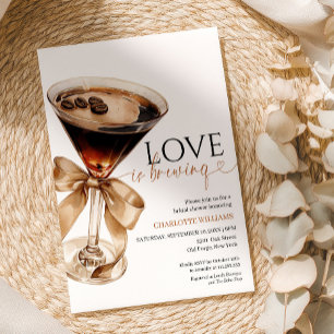 Espresso Martini Bridal Shower Invitation