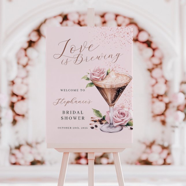 Espresso Martini Bridal Shower Welcome Sign (Creator Uploaded)