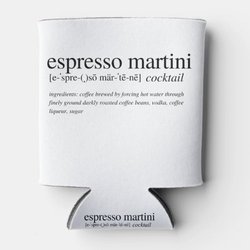Espresso Martini Can Cooler