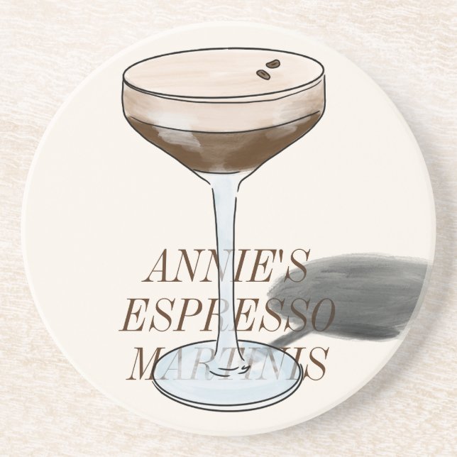 Espresso Martini Coaster  (Front)