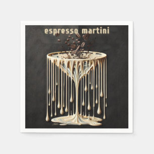Espresso Martini Cocktail Hour Napkins
