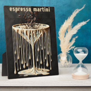 Espresso Martini Cocktail Hour Plaque