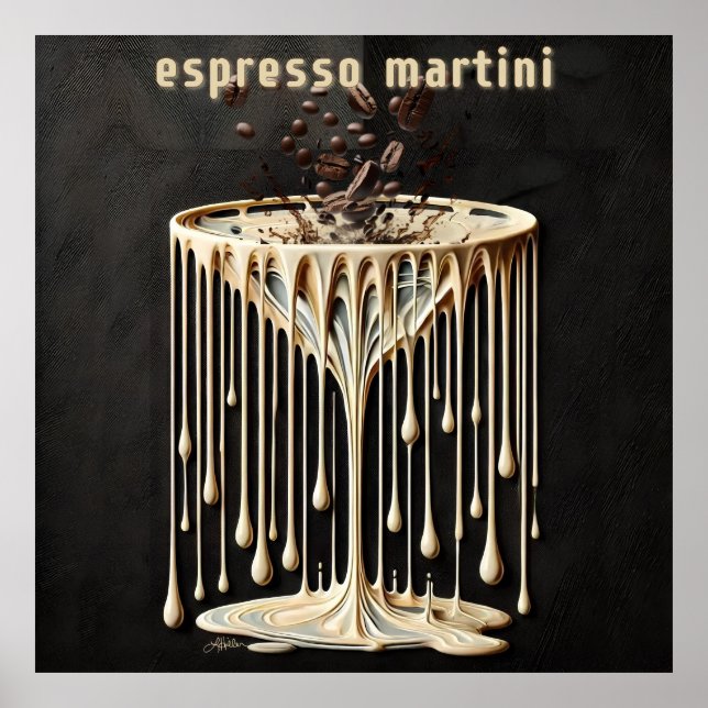 Espresso Martini Cocktail Hour Poster (Front)