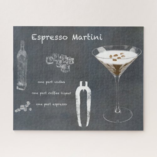 Espresso Martini Cocktail Jigsaw Puzzle