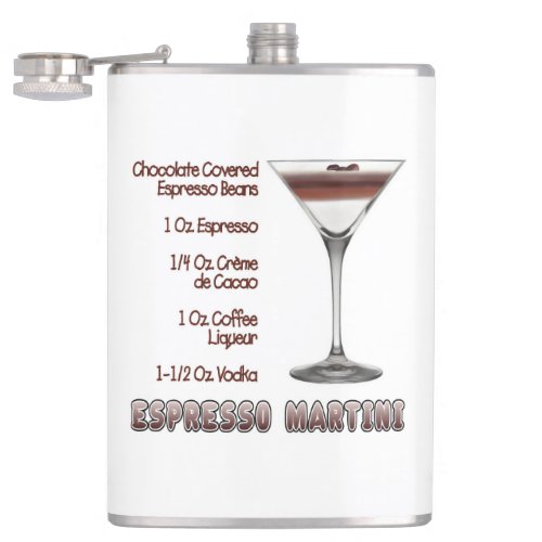 Espresso Martini Cocktail Recipe Art Flask