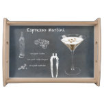 Espresso Martini Cocktail Serving Tray at Zazzle