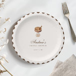Espresso Martini Coffee Theme Bridal Shower Party Paper Plates<br><div class="desc">Enjoy your bridal shower with these stylish paper plates,  featuring custom text & coffee theme design. Easily add your details by clicking on the "personalize" option.</div>