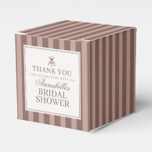 Espresso Martini Love Brewing Coffee Bridal Shower Favor Boxes