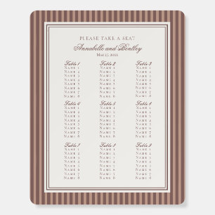 Espresso Martini Love Brewing Coffee Seating Chart Foam Board