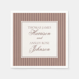 Espresso Martini Love Brewing Coffee Wedding Napkins