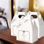 Espresso Martini Love is Brewing Bridal Shower Favor Boxes<br><div class="desc">Surprise your loved ones with this stylish favor box,  featuring pretty espresso martini and editable details. Easily customize it by clicking on the "personalize" option.</div>