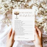 Espresso Martini Love Is Brewing Bridal Shower Holiday Card<br><div class="desc">Espresso Martini Love Is Brewing Bridal Shower Game
This lovely Bridal Shower Game features hand-painted watercolor espresso martini and modern typography. A perfect way to have some fun on your special day!</div>