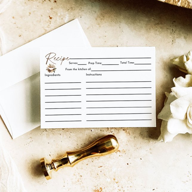 Espresso Martini Love Is Brewing Recipe Enclosure Card (Creator Uploaded)