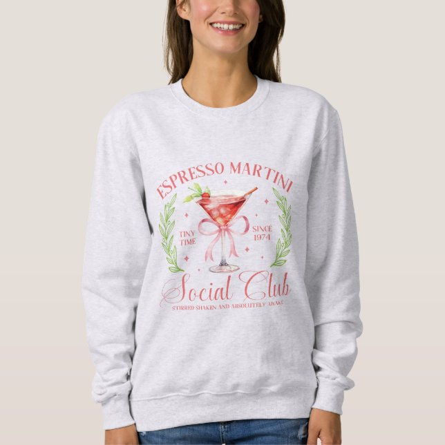 Espresso Martini Social Club Sweatshirt (Front)