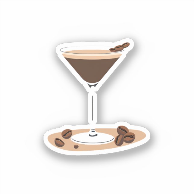 Espresso Martini Sticker (Front)