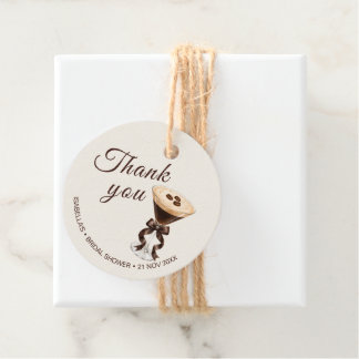 Espresso Martini Thank You Bridal Shower Favor Tags