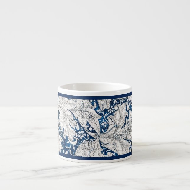 ESPRESSO MUG : WILLIAM MORRIS : WALLFLOWER (Front)