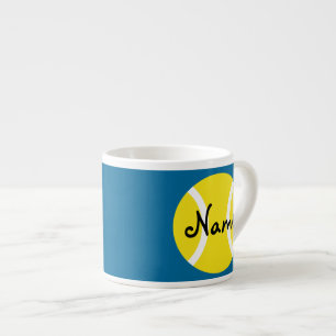 Espresso Mug with customizable tennis ball